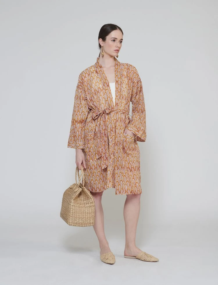 Fish Short Kimono Fish Short Kimono