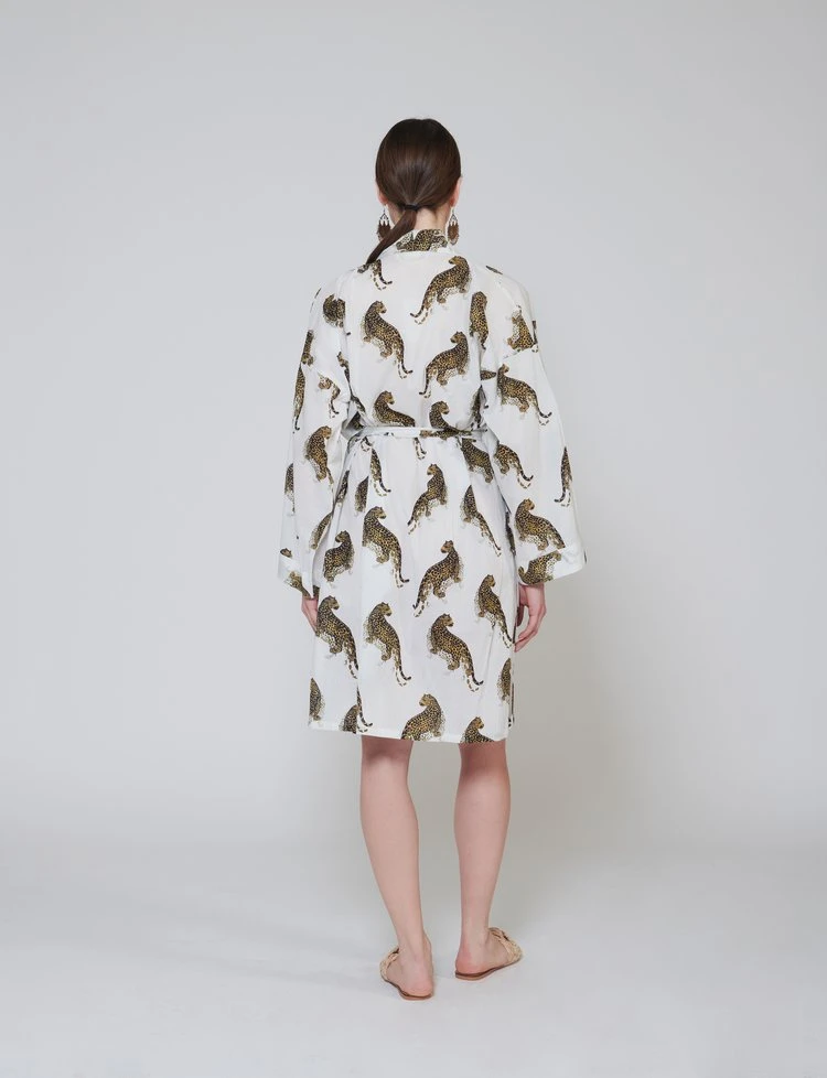 Cheetah Short Kimono Cheetah Short Kimono