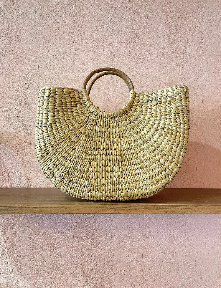 Fan Shaped Straw Bag Fan Shaped Straw Bag
