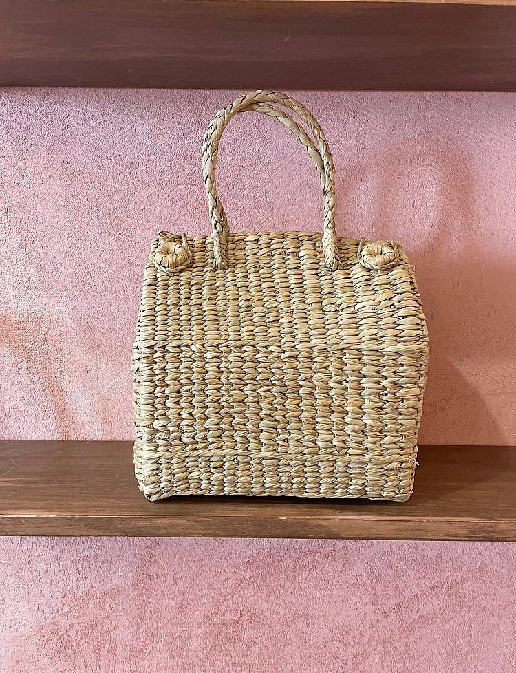 Picnic Straw Woven Basket Picnic Straw Woven Basket