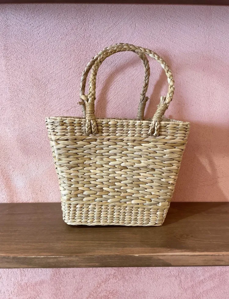 Morning Coffee Straw Woven Bag Morning Coffee Straw Woven Bag