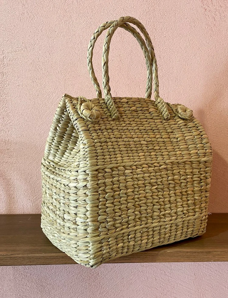 Picnic Straw Woven Basket Picnic Straw Woven Basket