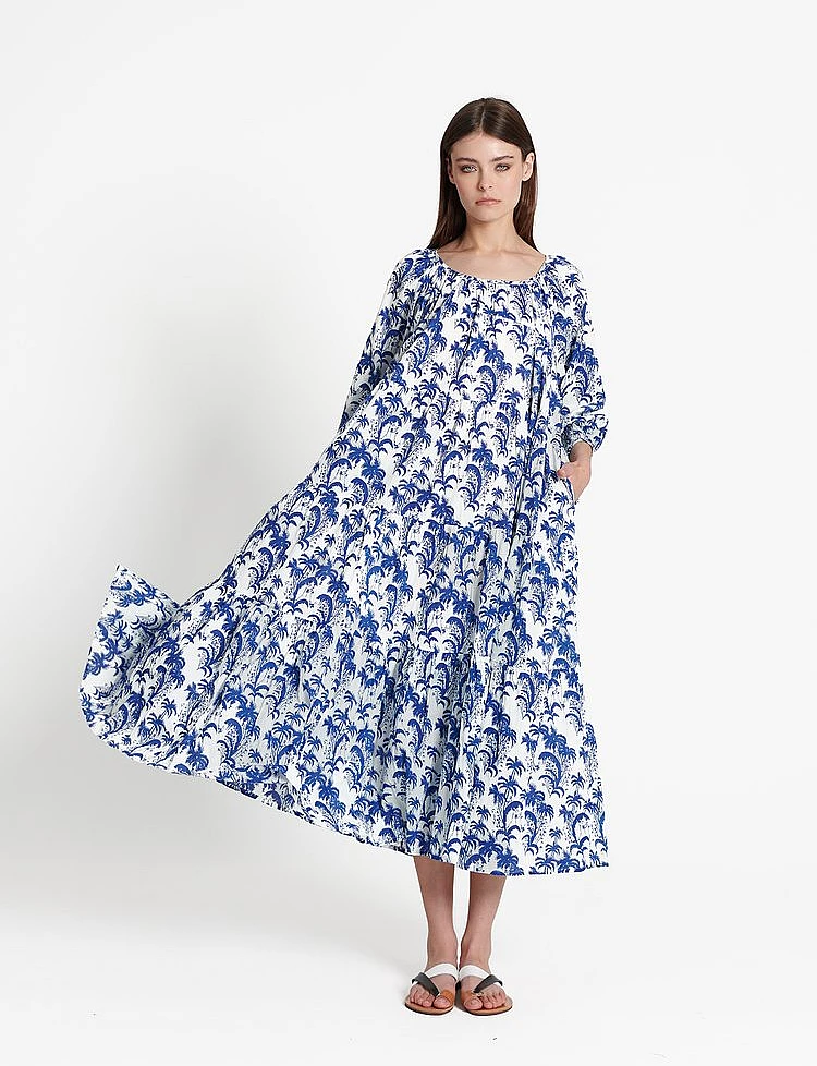 Palm Trees Summer Dress Palm Trees Summer Dress