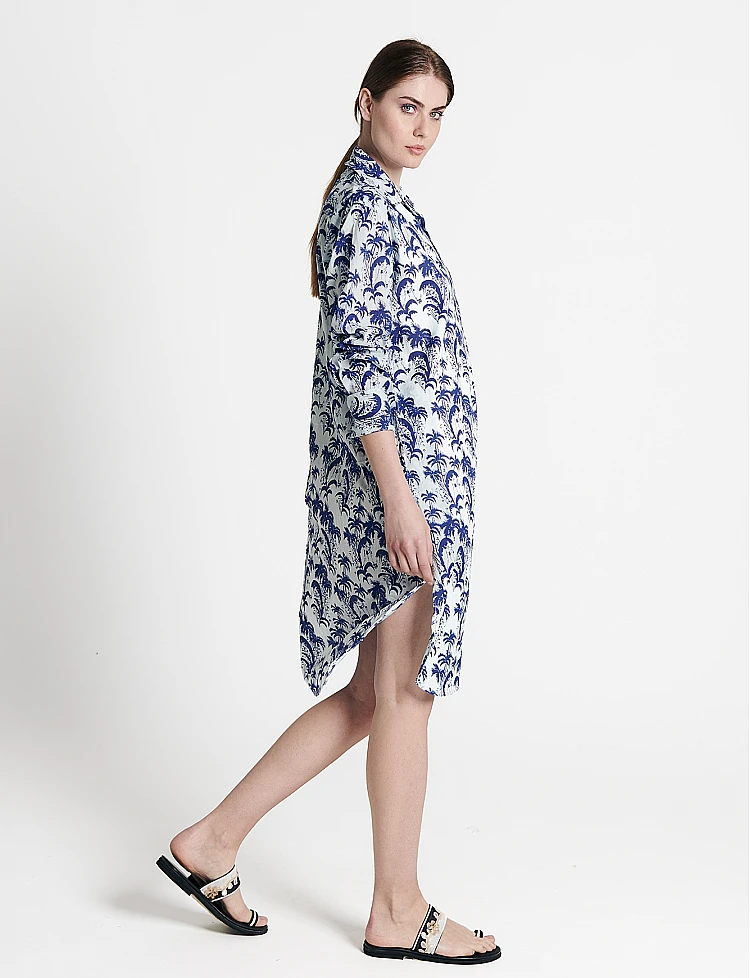 Palm Tree Short Dress