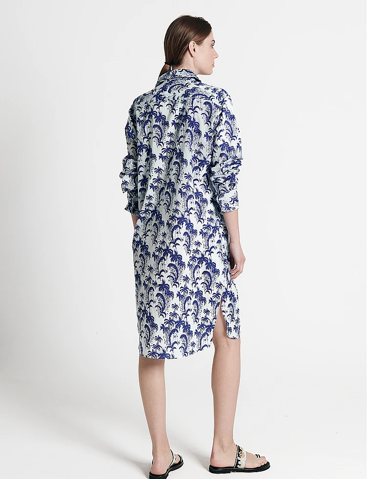 Palm Tree Short Dress