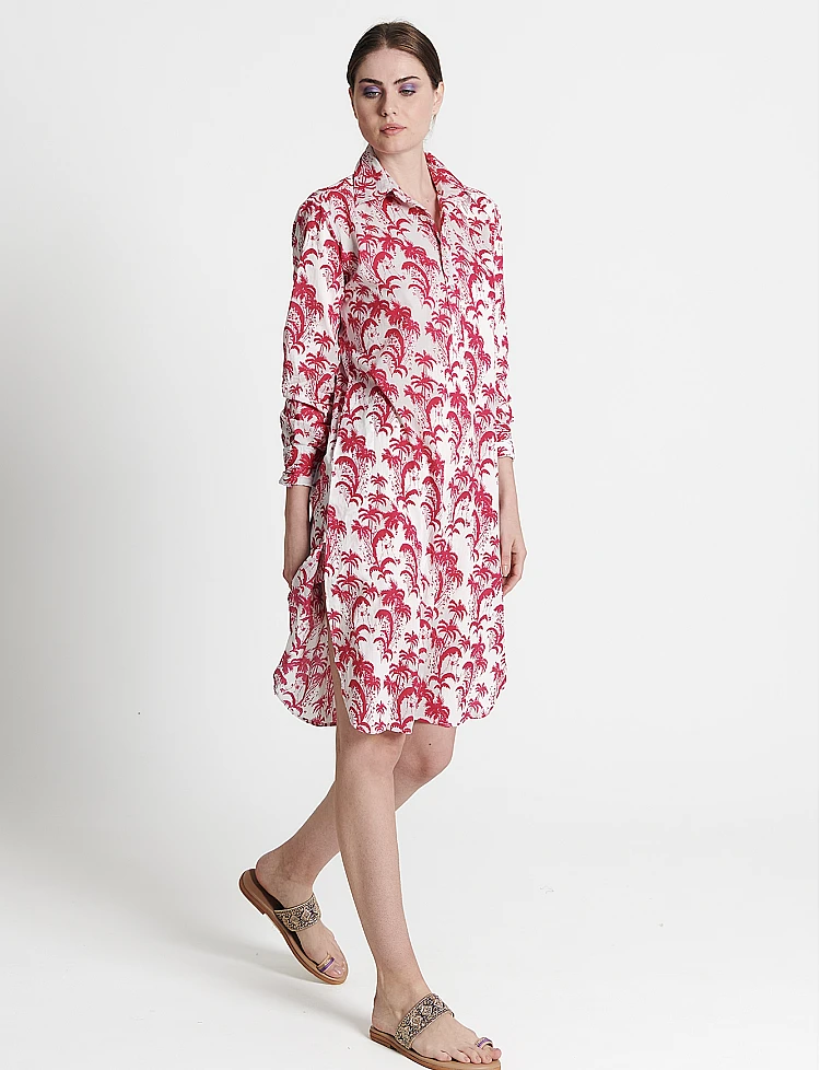 Palm Tree Short Dress Palm Tree Short Dress