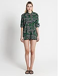 Cheetah Print Short Shirt Cheetah Print Short Shirt