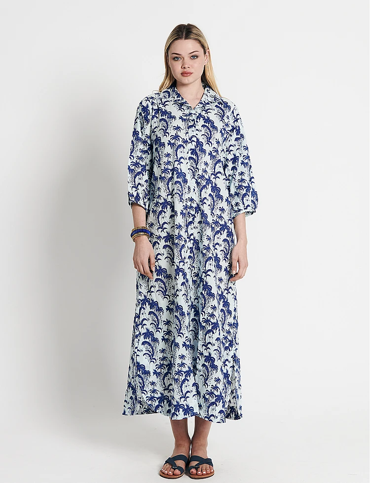 Palm Tree Long Dress Palm Tree Long Dress