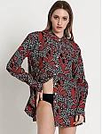 Cheetah Print Short Shirt Cheetah Print Short Shirt