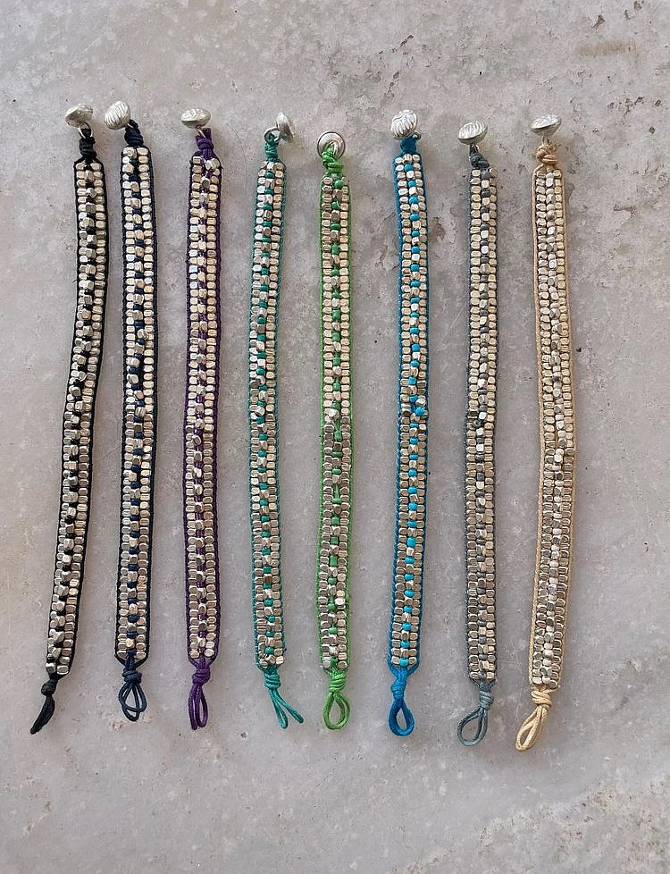 Shiva Silver Barcelet
