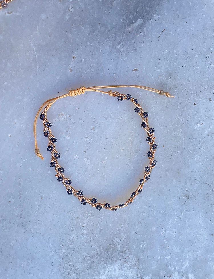 Flower Anklet Bracelet Flower Anklet Bracelet