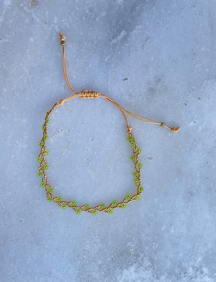Flower Anklet Bracelet Flower Anklet Bracelet
