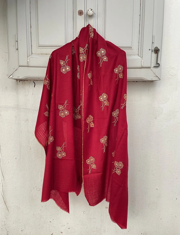 Dandelion Clock Scarf