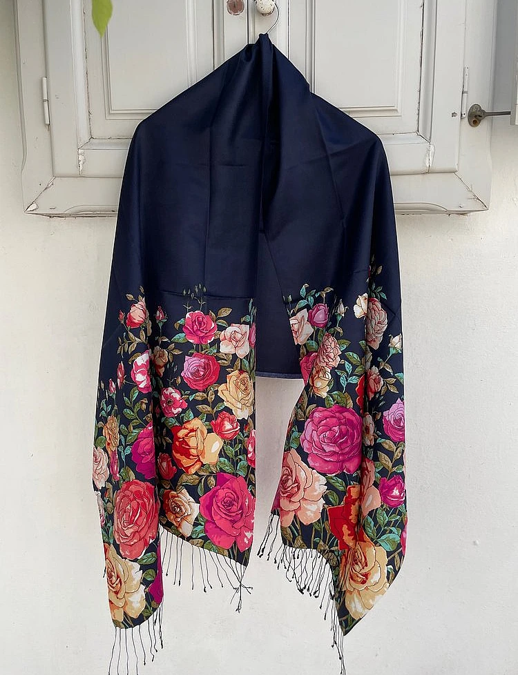 Flower Silk Scarves