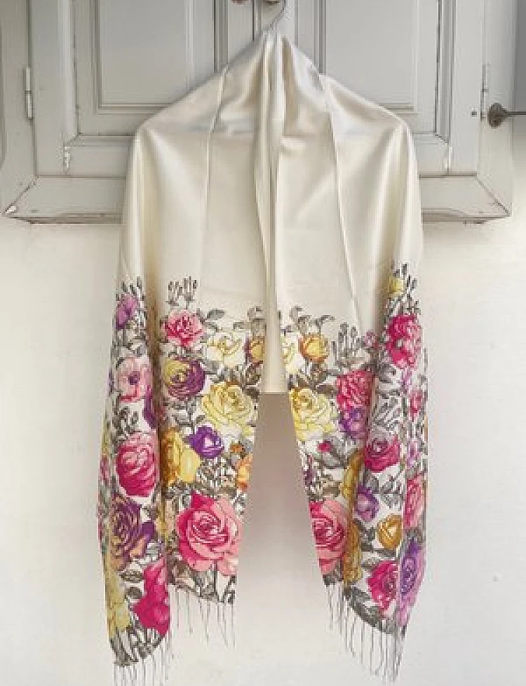 Flower Silk Scarves Flower Silk Scarves
