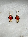 Wine Red Earrings Wine Red Earrings