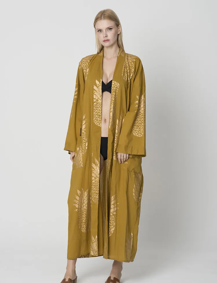 Pineapples Kimono Pineapples Kimono