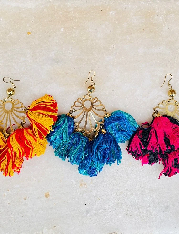 Tassel earrings Tassel earrings