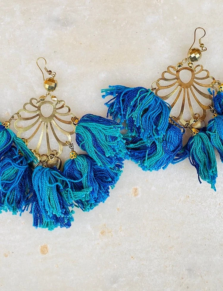 Tassel earrings Tassel earrings