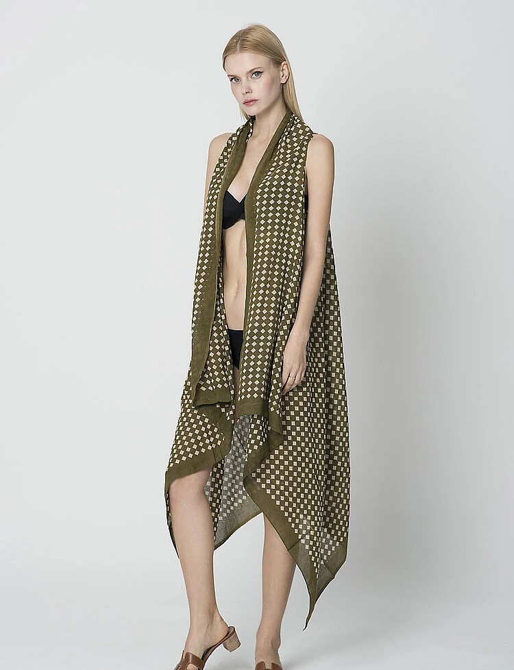 Squares Pareo Kaftan Squares Pareo Kaftan